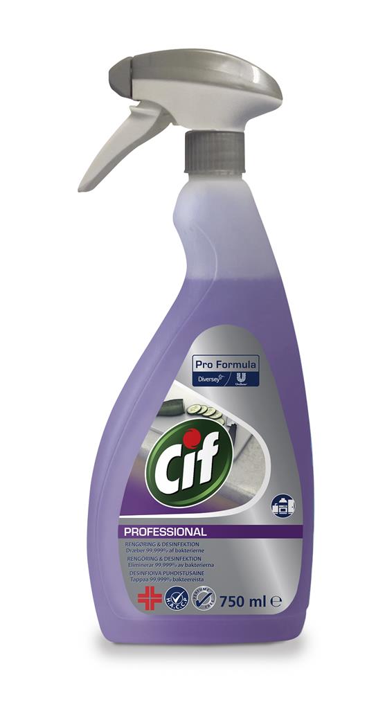 Cif Professional Rengøring & Desinfektion 750 ml