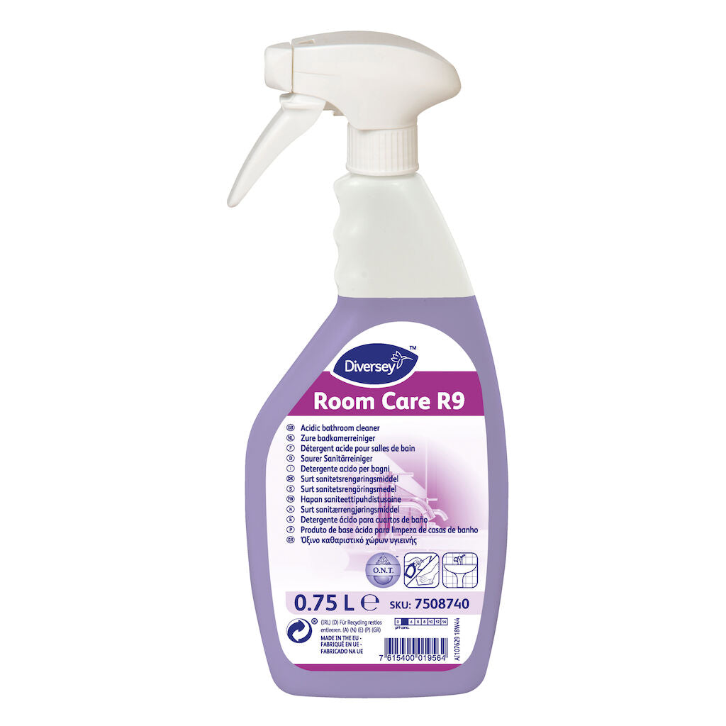 Room Care R9, 6x0,75 l. - klar-til-brug surt sanitetsmiddel