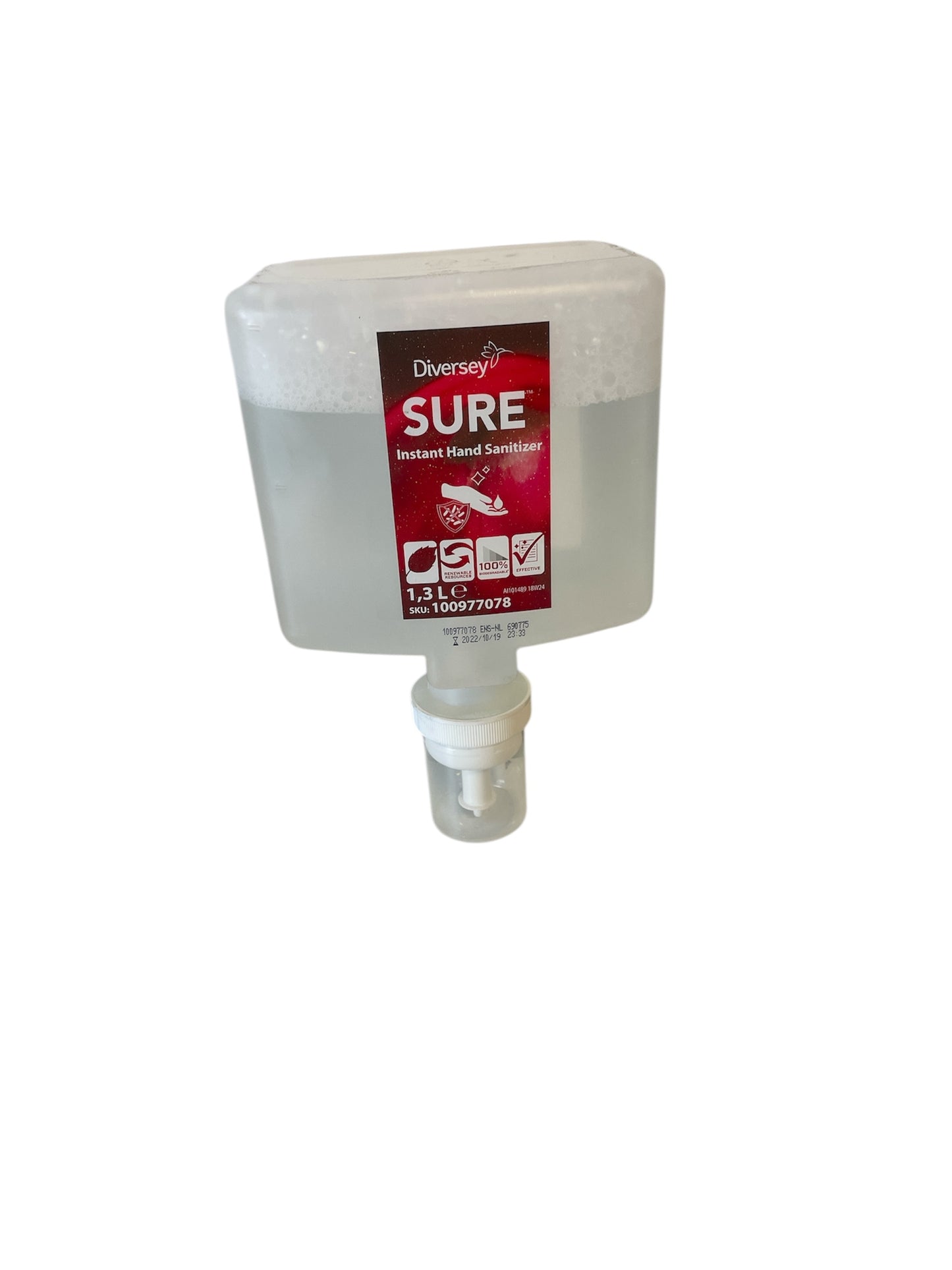 SURE Instant Hand Sanitizer, 6 x 0,475 l