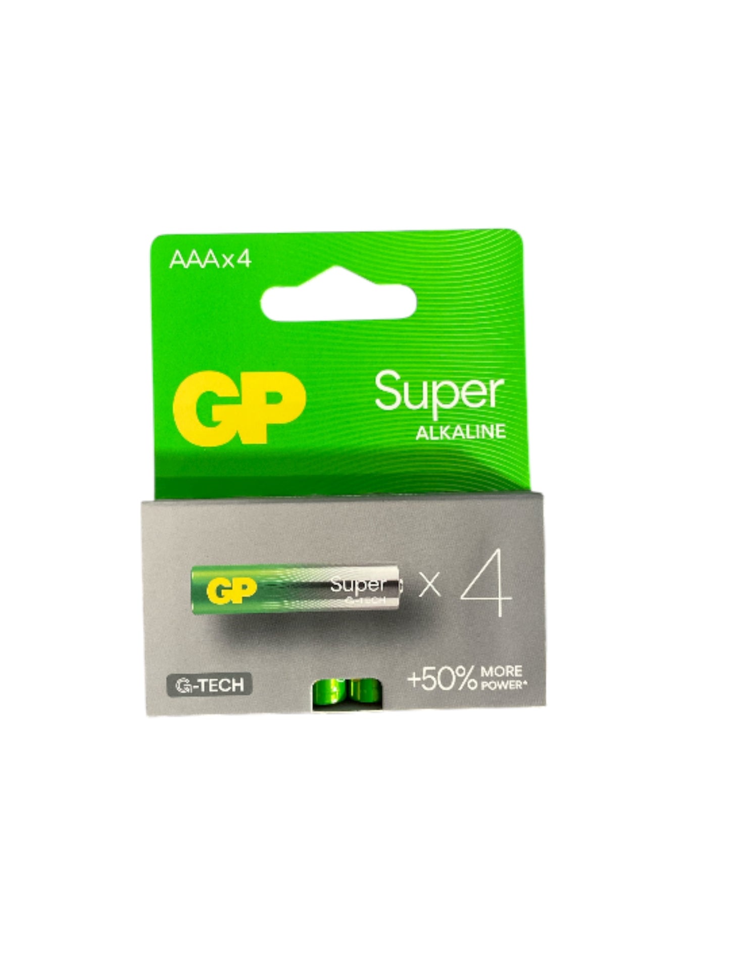 AAA Alkaline Batterier, 4 stk