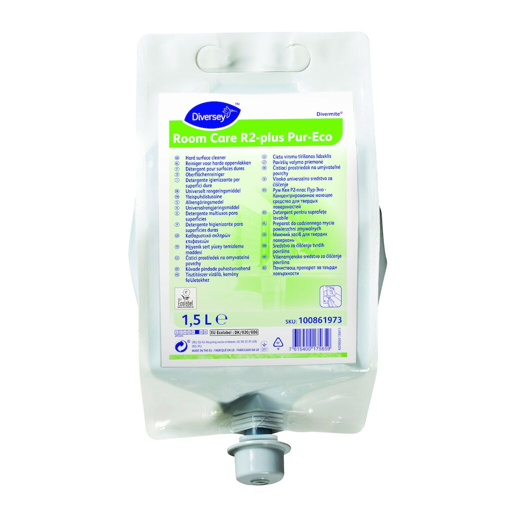 Room Care R2-plus Pur-Eco, 2x1,5 l. - koncentreret universalrengøringsmiddel