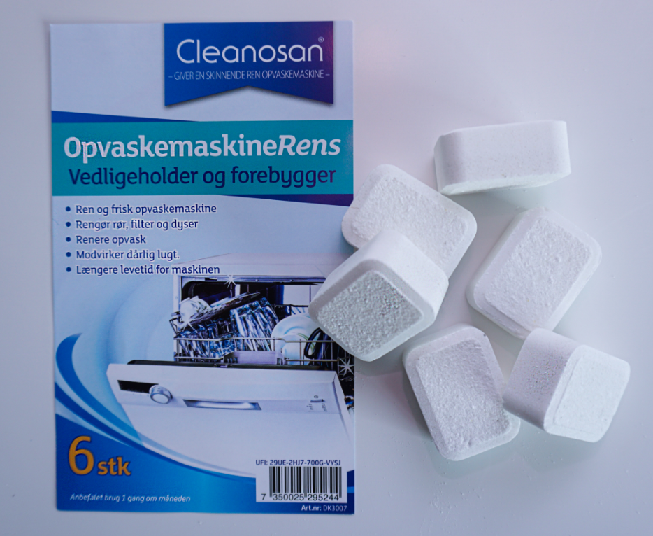 Opvaskemaskinerens, Cleanosan, 6 tabs