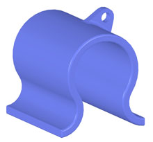 Klips t/sækkeholder