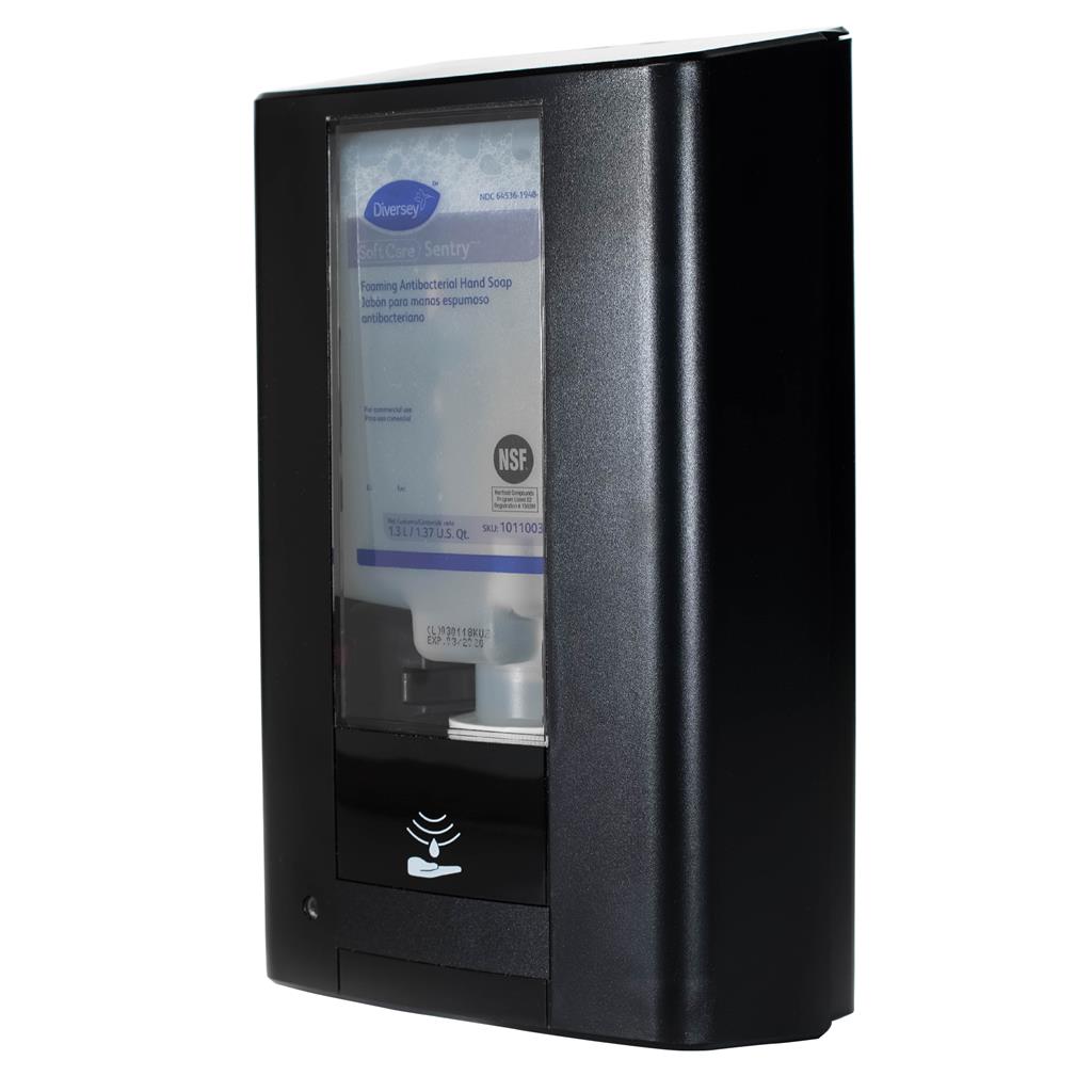 Dispenser touchfree, hvid eller sort, til Diversey 1,3 l flasker