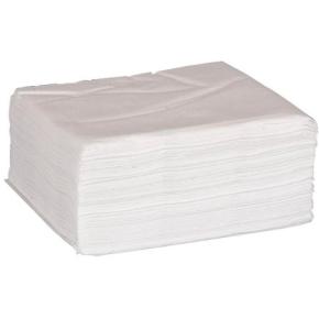 Frokostserviet, Duni, 1-lags, 1/4 fold, 33x33cm, hvid, papir, 4.200 stk.