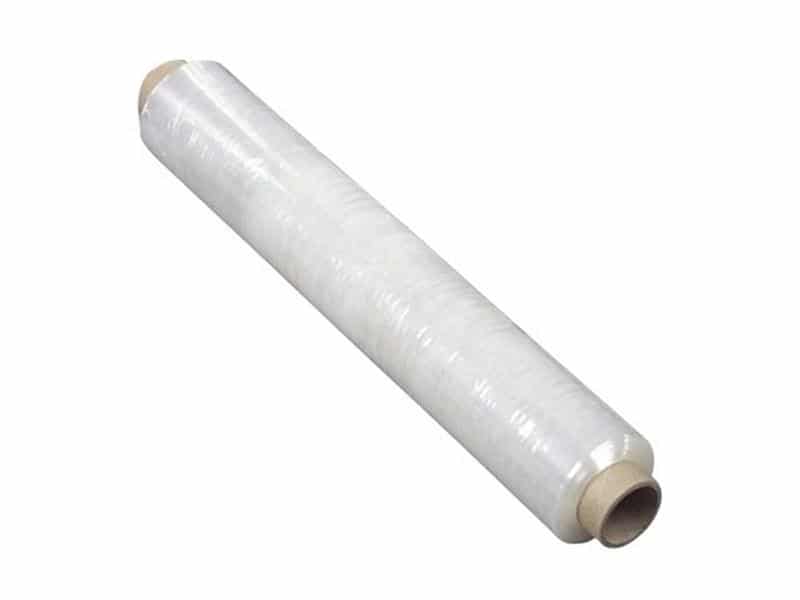 Hotfilm 45 cm x 300 m, 8 my PVC, 4 ruller, champagnefarvet. Inklusive statsafgift på 200 kr.