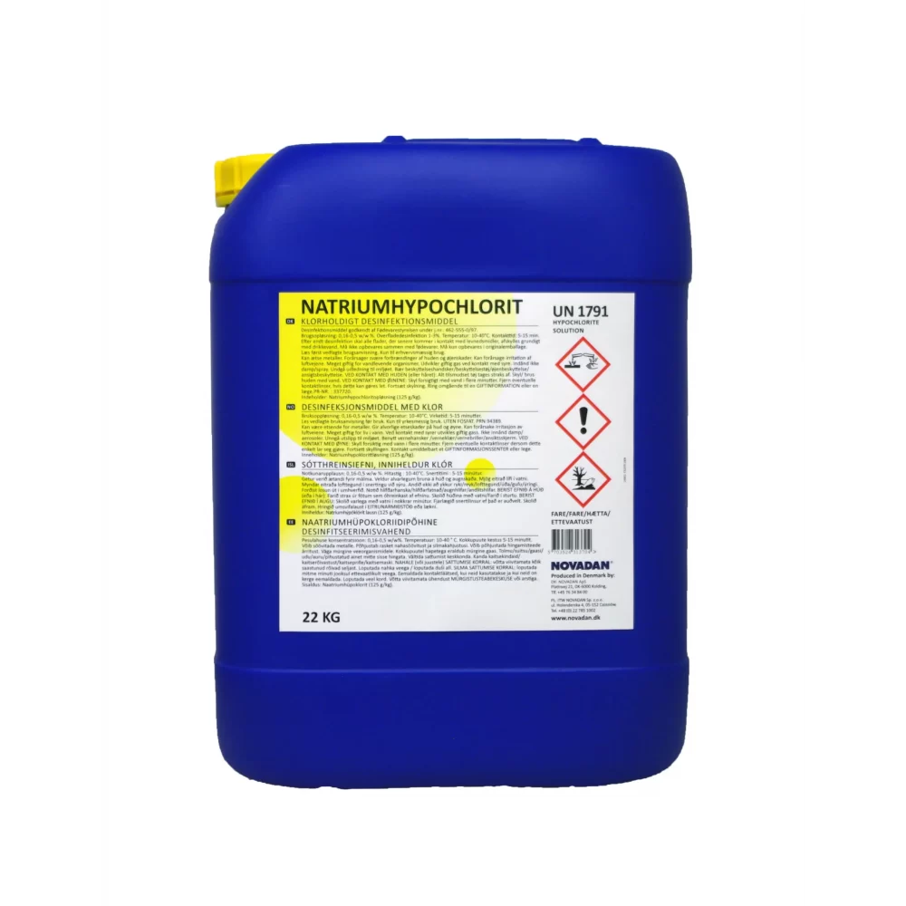 Natriumhypochlorit 22 Kg - afhentningsvare !!