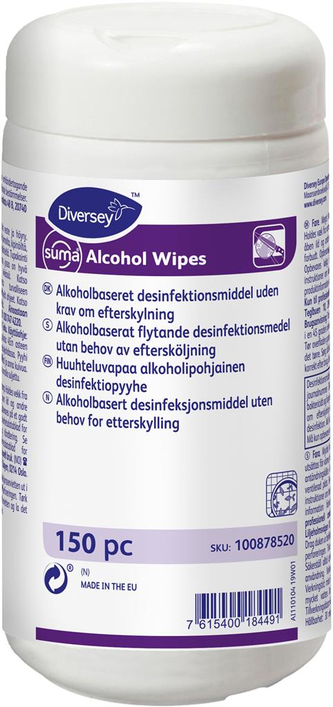 Suma Alcohol Wipes, 150 stk.
