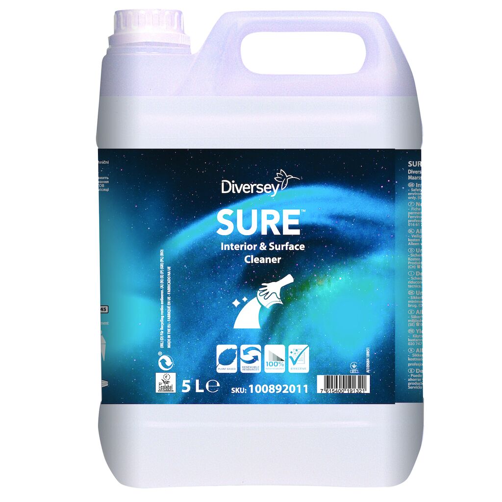 SURE Interior & Surface Cleaner, 2 x 5 l. - universalrengøringsmiddel