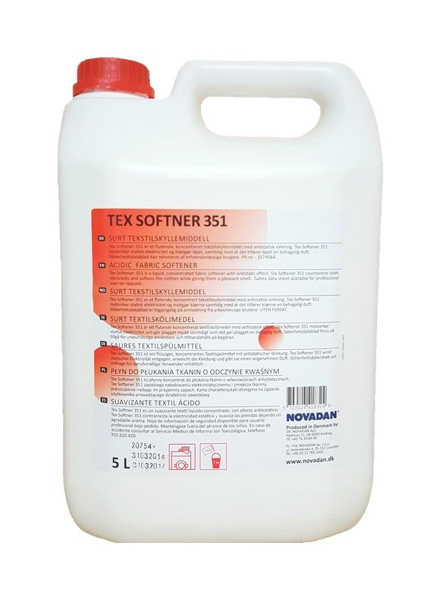 Tex Softener 351 5 L, skyllemiddel