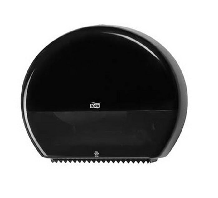 Dispenser til midi/maxi toiletruller (Sort)