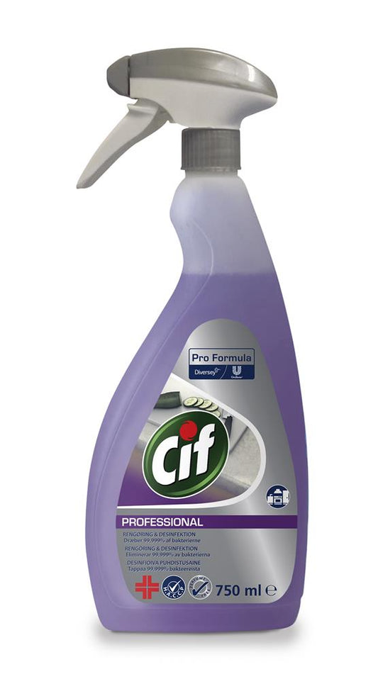Cif Professional Rengøring & Desinfektion 750 ml