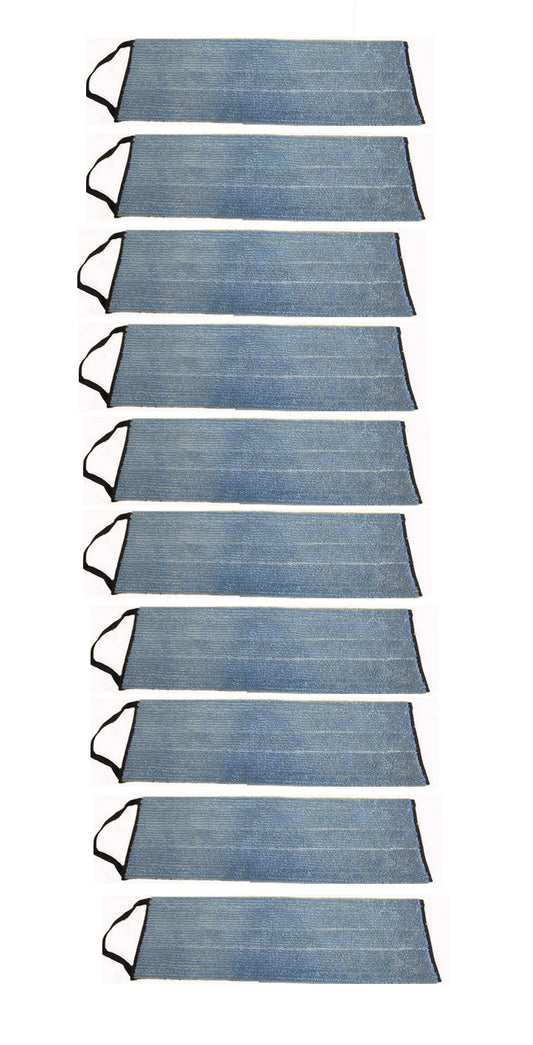 10 stk microfibermoppe 40 cm velcro
