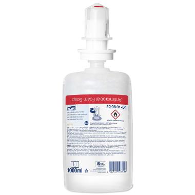 Antimikrobiel skumsæbe, Tork S4 Premium, 1000 ml, uden farve og parfume, 6 stk.  , 520855.