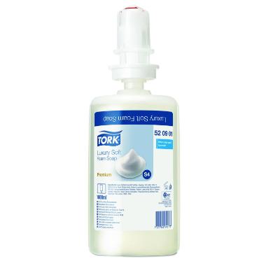 Skumsæbe, Tork S4 Premium, Extra mild, 1000 ml, uden farve, med parfume