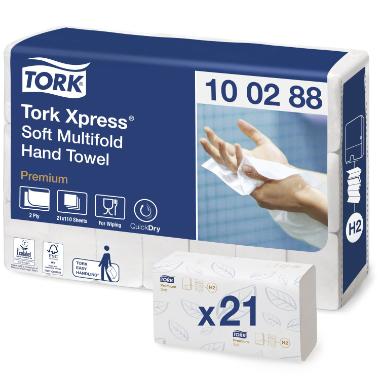 Tork  Xpress, 100288,  premium håndklædeark