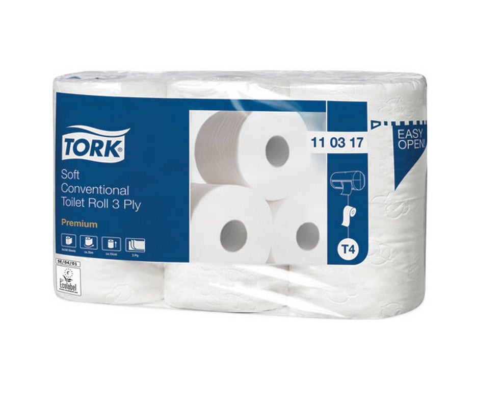 Toiletpapir TORK 110317, 3 lags  Luksus - 42 ruller
