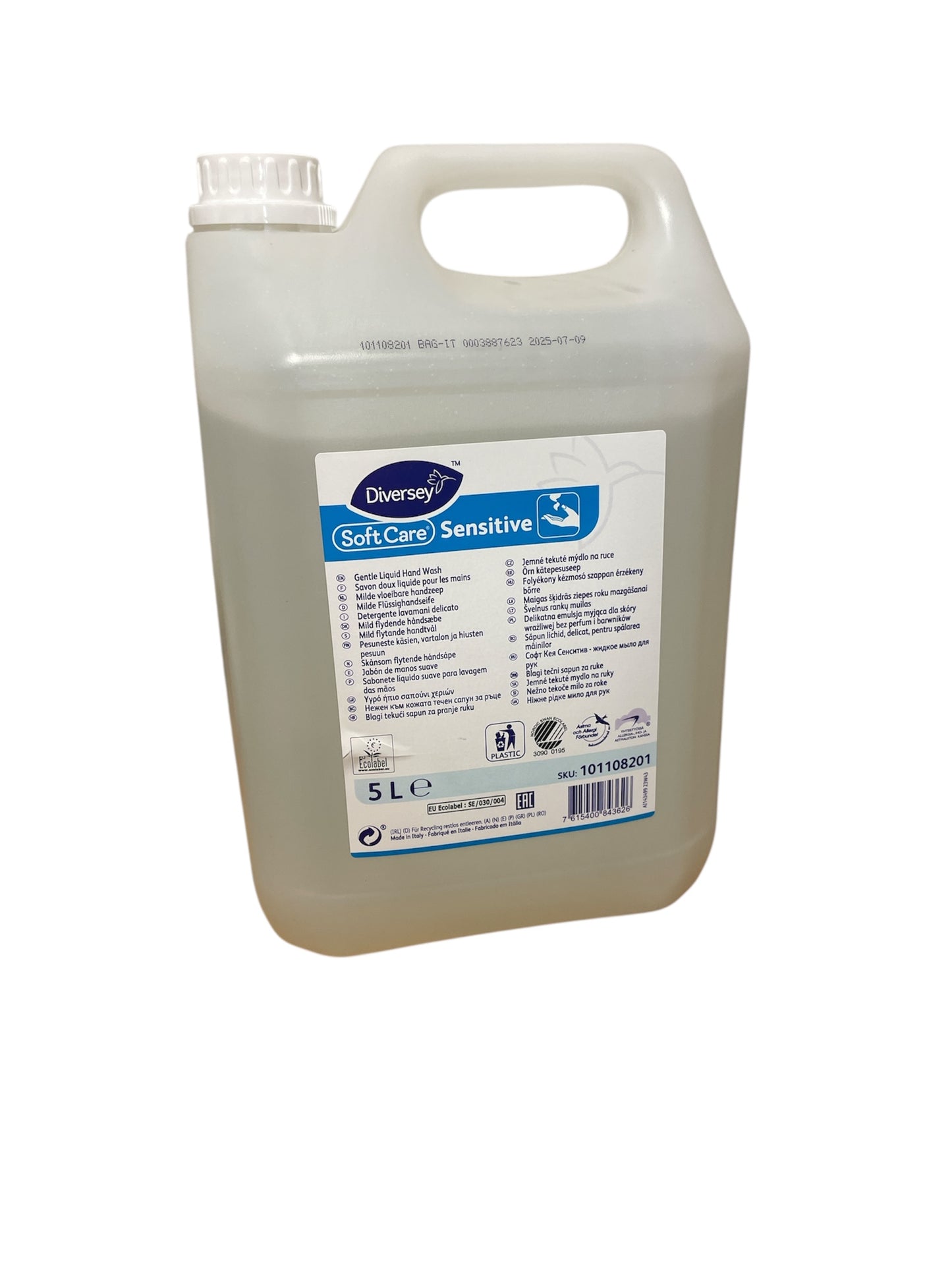 Soft Care Sensitive 5l. Mild håndsæbe