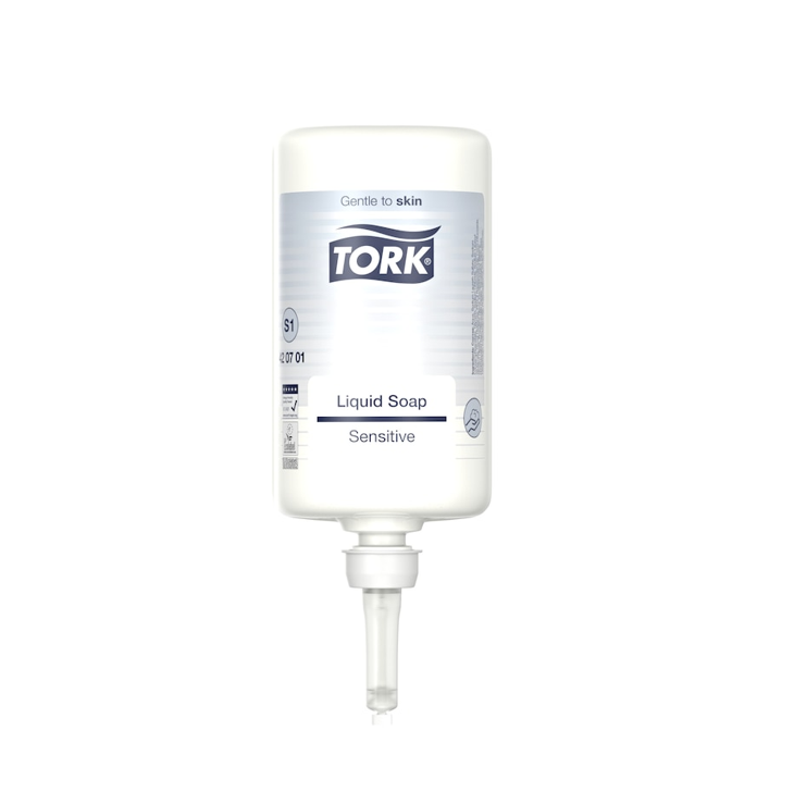 Tork Sensitive flydende sæbe, 1000 ml, til S1