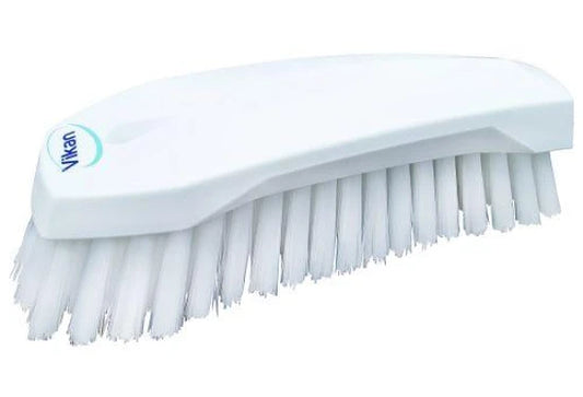 Vikan Hvid 36 mm Hvid Håndbørste Skurebørste, Polyester børster, Hård Fødevaresikker