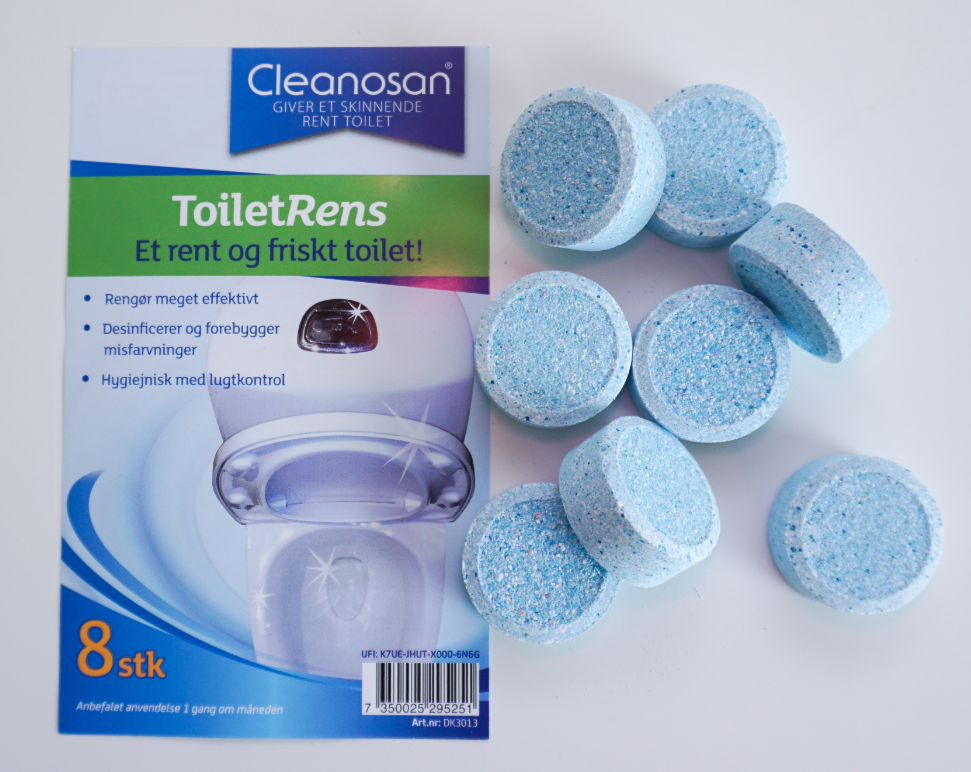 Toiletrens Cleanosan, 8 tabletter