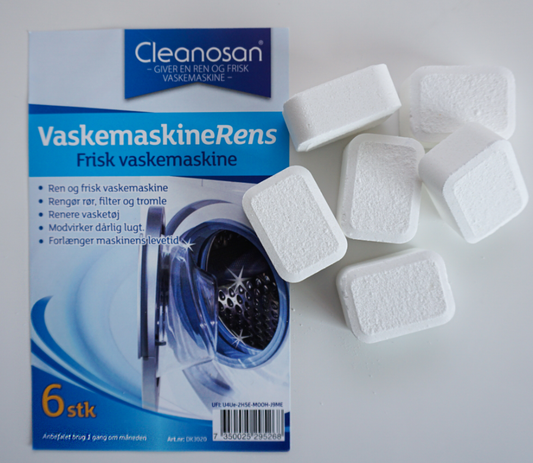 Vaskemaskinerens, Cleanosan, 6 tabs