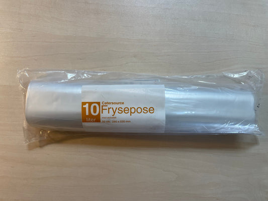 Frysepose 10 liter - med skrivefelt