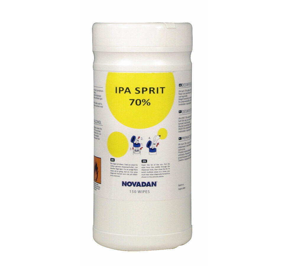 IPA Sprit Wipes 70 %,  150 stk.