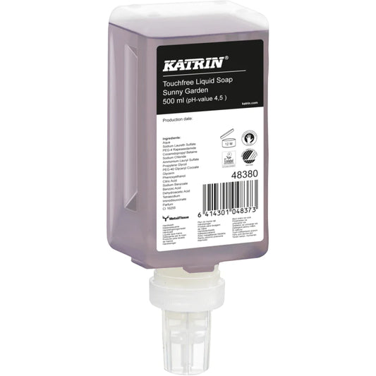 Katrin Touchfree Liquid Soap, Sunny Garden, 500 ml