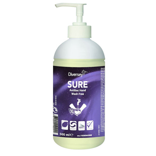 SURE Antibac Hand Wash Free, 6 x 0,5 l.