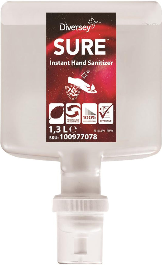 SURE Instant Hand Sanitizer, 4 x 1,3 l.