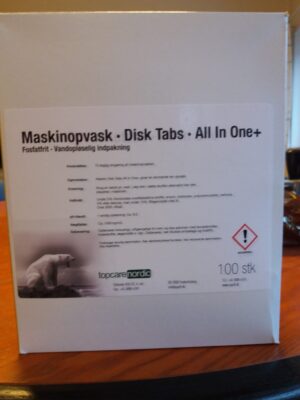 Maskinopvask all in one 100 stk