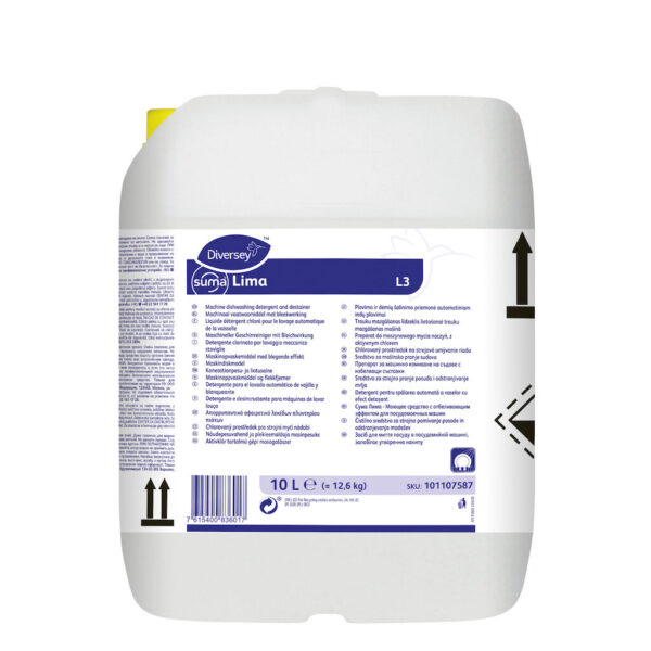SUMA Lima L3, 10 l - flydende maskinopvaskemiddel til middel/hårdt vand